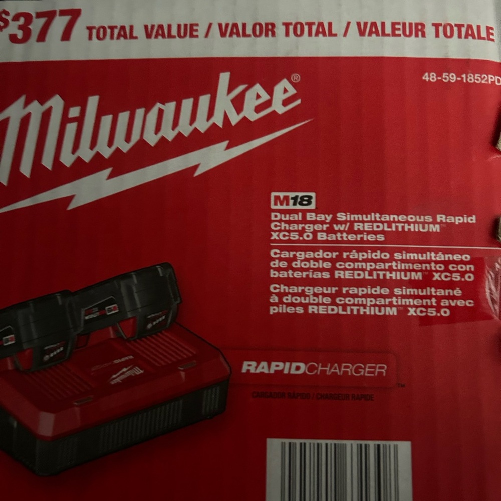Milwaukee Battery chargers new